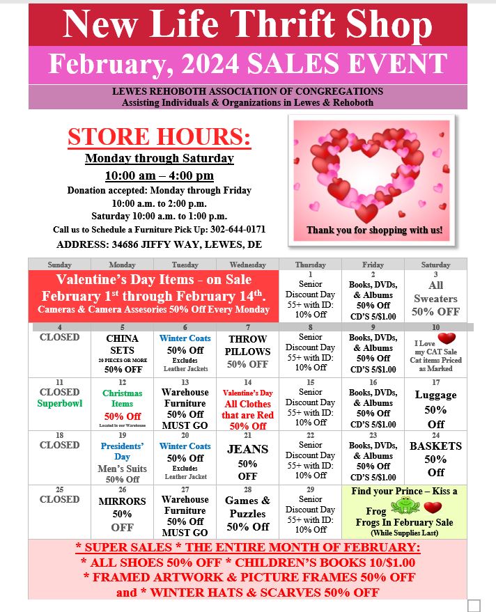 February 2024 Sales Calendar