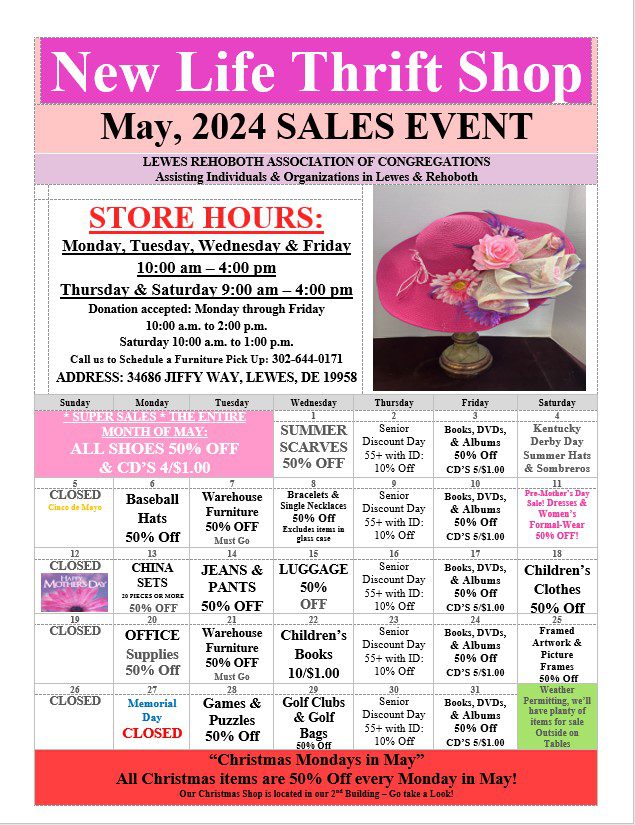May 2024 Sales Calendar