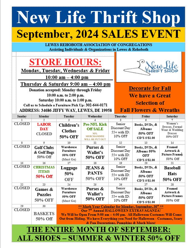 September 2024 Sales Calendar